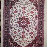 فرش طرح کاشان روی دار.که بادار وپشم وتمام وسایل|فرش|کرمانشاه, |دیوار