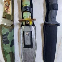 کارد شکاری ۳ عدد نو