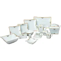 سرویس چینی 90پارچ چهار گوش 12نفره