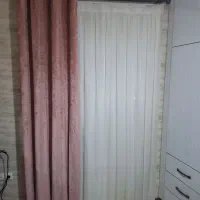 پرده حریر رو ساتن زیر و والان مخمل و کتان|پرده، رانر، رومیزی|رشت, معلم|دیوار