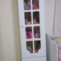 کتابخانه ویترین قفسه سالم در حد نو