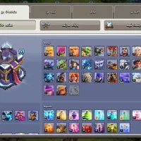 کلش اف کلنز تان ۱۵ تقریبا مکس بجز دیوار|کنسول، بازی ویدئویی و آنلاین|زابل, |دیوار