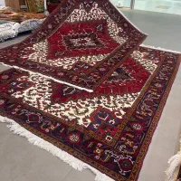 فرش دستباف (بساک)جفت نقشه هریس درحد نو