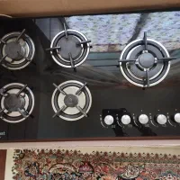 اجاق گاز شیشه ای پنج شعله
