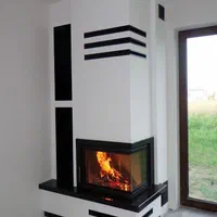 شومینه گازی ال