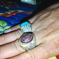 انگشتر قدیمی ونگین زیب،صز هر جهت
