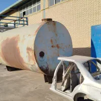 تانکر آب منبع مخزن کارکرده نو پلاستیکی گالوانیزه