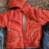 کاپشن شلوار جین کلاه کفش بچگانه مناسب ۳ تا ۴ سال