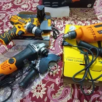 دریل چکشی ومینی فرز دریل شارژی