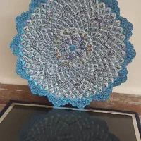 بشقاب  مینا کاری