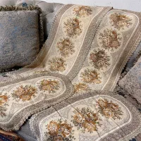 ست کامل رانر رومیزی زربافت آنتیک