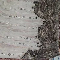 پرده حریر همراه والان