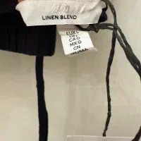 شلوار لینن مشکی برند اچ اند ام