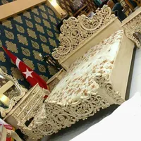 دراور و آینه و تخت و پاتختی سرویس سلطنتی چوب|تخت و سرویس خواب|تهران, شهر‌زیبا|دیوار