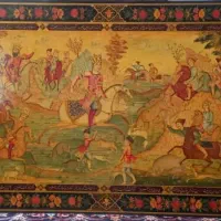 تابلو نقاشی نخجیرگاه / شکارگاه