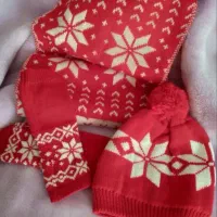 ست کلاه شال و ساق دست