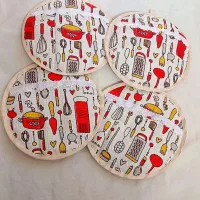 سرویس اشپزخانه|سفره، حوله، دستمال آشپزخانه|قروه, |دیوار