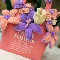 دسته گل پیپ پاک کن