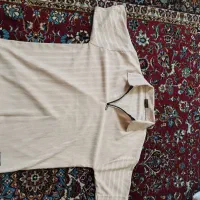 پیراهن نخی XXL ماشینیست کرمی