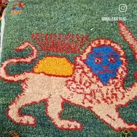 گبه دستباف مربع در ابعاد 40*40 cm|گلیم، جاجیم، گبه|تهران, جیحون|دیوار