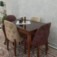 میز نهاری خوری ۴نفره مدل چستر چوب راش|میز و صندلی غذاخوری|اندیشه, اندیشه فاز ۱|دیوار