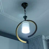 لوستر حبابی. و آویزی