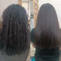 کراتین دائم بدون مواد