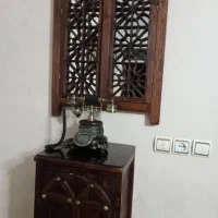 جا کفشی و آینه چوبی سنتی|جاکفشی، کمد، دراور|کرج, برغان|دیوار