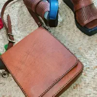 کیف و کفش مجلسی عروس وارداتی چرم کلاه عروسکی حراجی