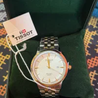 ساعت مچی مردانه Tissot کوارتز،استیل دو رنگ