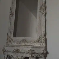 آینه طرح سفید با کنسول