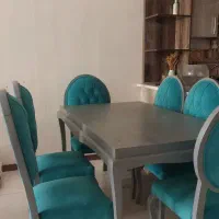 مبلمان نیم استیل میز نهار خوری|مبلمان خانگی و میز عسلی|مشهد, نرگس (شهرک غرب)|دیوار