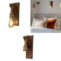 چراغ دیواری کنفی|چراغ خواب و آباژور|خرمدره, |دیوار