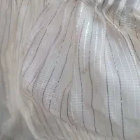 پرده تور پذیرایی سالم و بدون هیچ پارگ