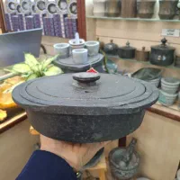 ماهیتابه سنگی آب بندی و خام سوغات مشهد