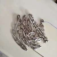 زنجیر ودستبند نقره