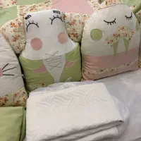 تشک و سرویس رختخواب کامل کودک