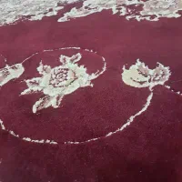 قالی ۶متری زرشکی و کرم