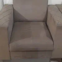 مبل هفته نفره راحتی یک عدد جلو مبلی دوتا عسلی|مبلمان خانگی و میز عسلی|میانه, |دیوار