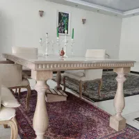 میز نهارخوری چوب راش گرجستان|میز و صندلی غذاخوری|تهران, دریاچه شهدای خلیج فارس|دیوار