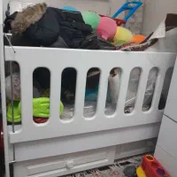 تخت خواب کودک دوکشو ۱۳۰در۷۰با تشک طبی
