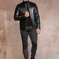 کاپشن چرم مشهد مدل K0623