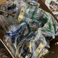 لوستر ۱۰شاخه سرامیکی برنجی کاملا نو|لوستر و چراغ آویز|سراب, |دیوار