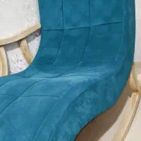 صندلی راک با چوب وپارچه