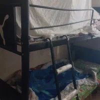 تخت خواب دو طبقه فلزی|تخت و سرویس خواب|کرمانشاه, |دیوار