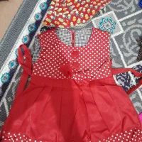 تعدادی لباس نوزادی دخترانه|لباس|گلبهار, نوبهار|دیوار