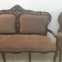 مبل هفت نفره کاملا سالم و تمیز ۴ میلیون|مبلمان خانگی و میز عسلی|پاکدشت, شهرک امام رضا|دیوار