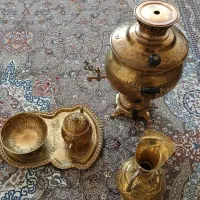 سماور برنجی گازی