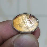 انگشتر عقیق یمنی خطی