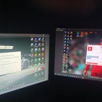 دو عدد مانیتور